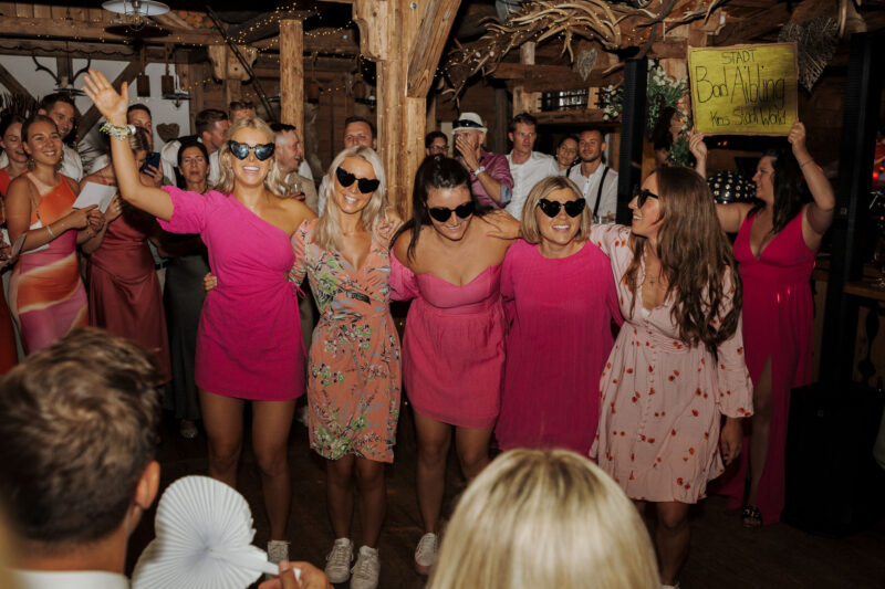 Showeinlage für das Brautpaar.