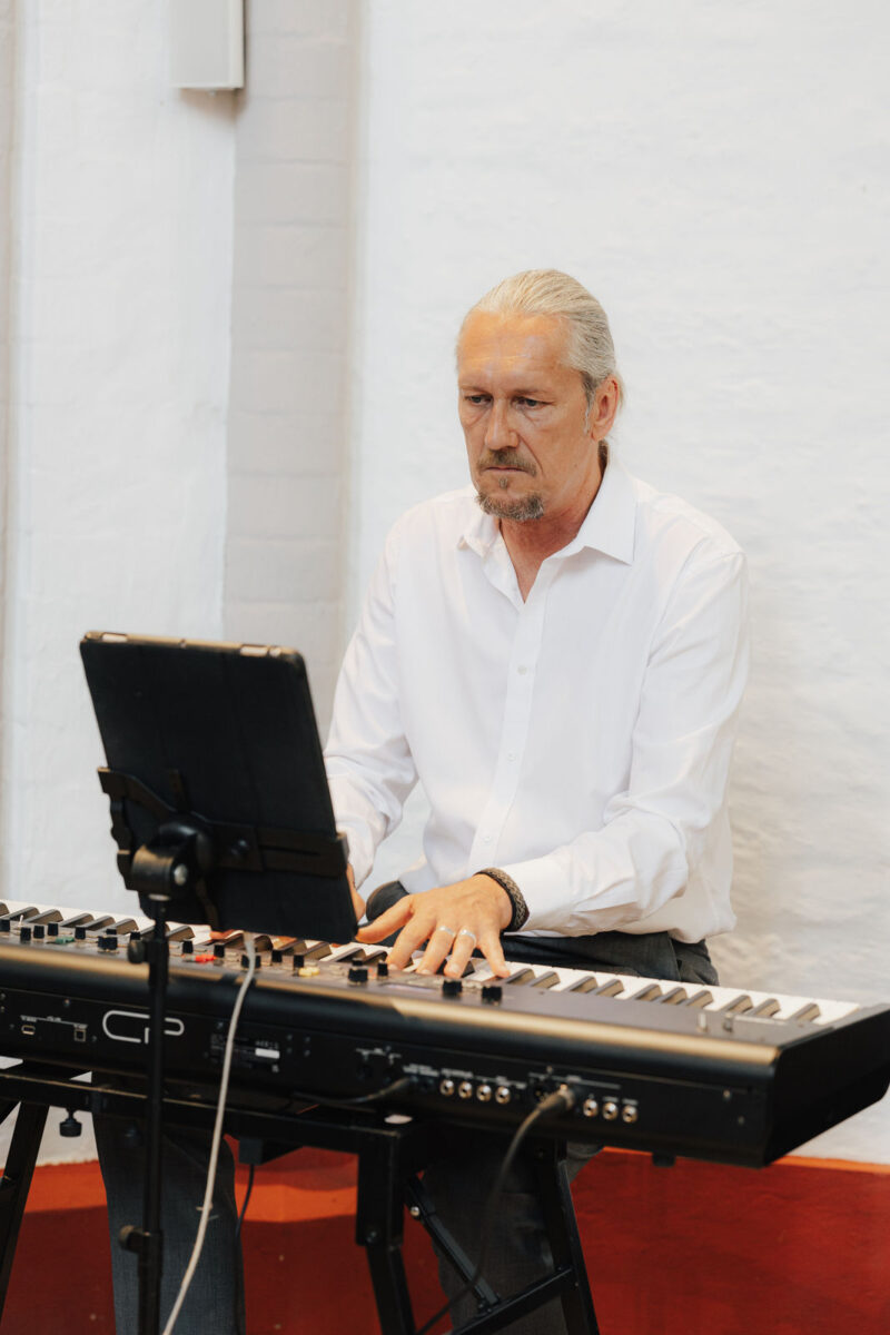 Portrait Band bei der Hochzeit in der Erlöserkirche Rosenheim