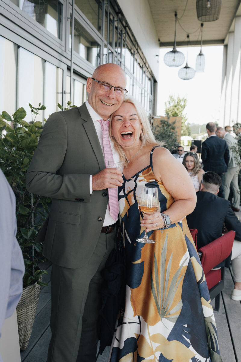 Hochzeitsgäste am Dinzler Irschenberg