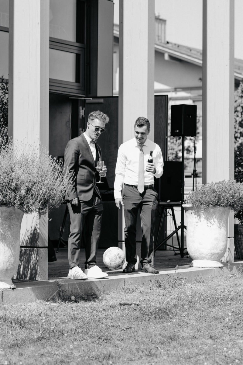 Hochzeitsgäste am Dinzler Irschenberg