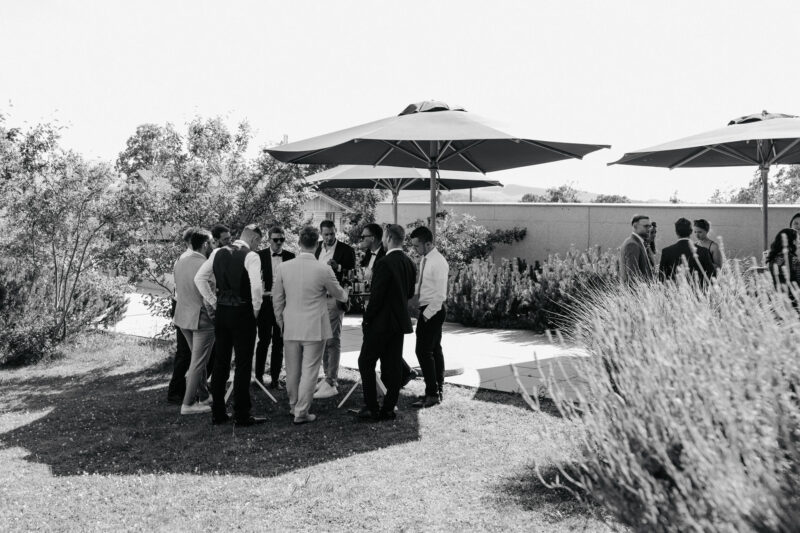 Hochzeitsgäste am Dinzler Irschenberg