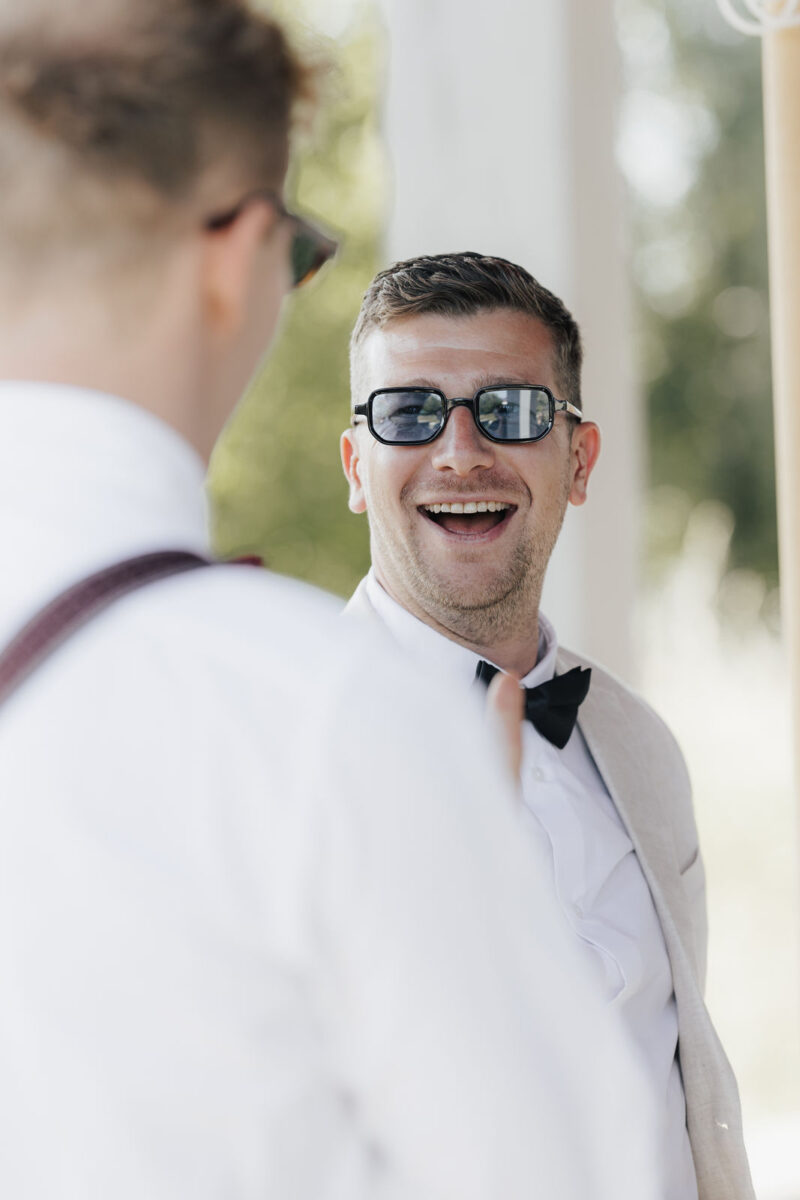 Hochzeitsgäste am Dinzler Irschenberg