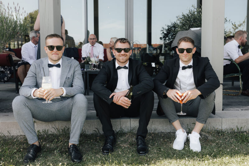 Hochzeitsgäste am Dinzler Irschenberg