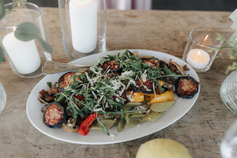 Detailaufnahme der Antipasi bei der Hochzeit im Dinzler Irschenberg