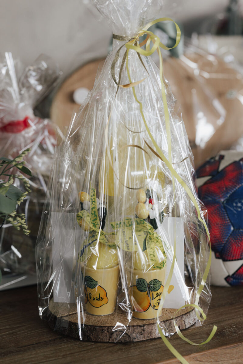 Detailaufnahme Gastgeschenk bei Hochzeit im Dinzler Irschenberg