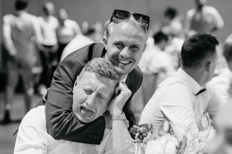 Hochzeitsgäste am Dinzler Irschenberg