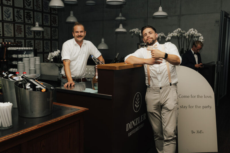 Hochzeitsgäste am Dinzler Irschenberg