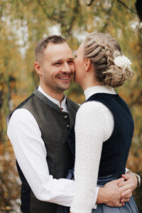 Brautpaarshooting im Kurpark Bad AIbling