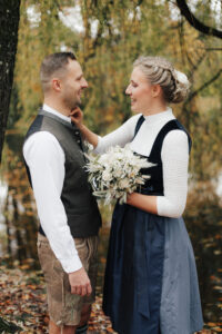 Brautpaarshooting im Kurpark Bad AIbling